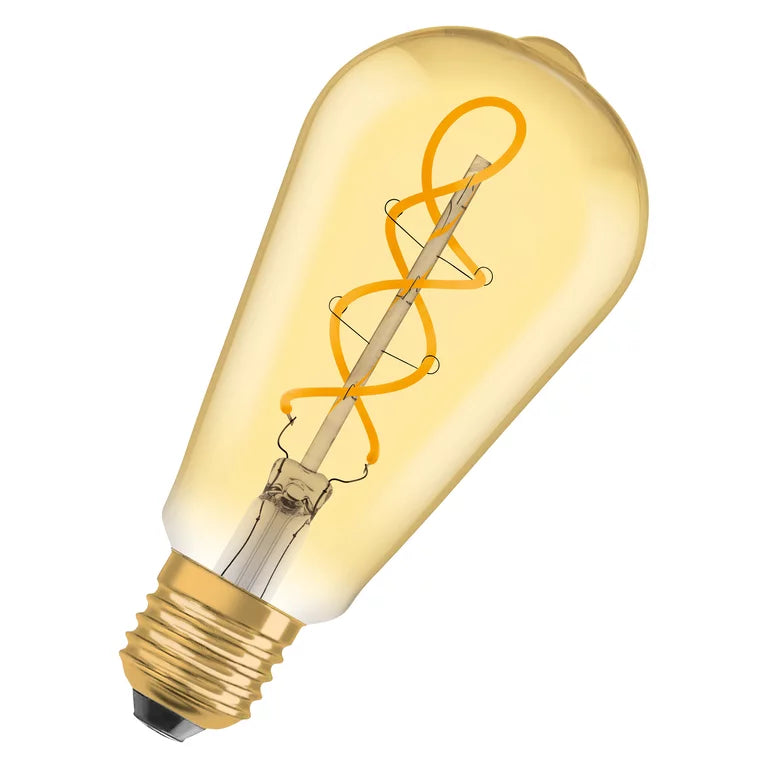 OSRAM Vintage 1906 Edison 28 Filament 4W 820 Gold E27