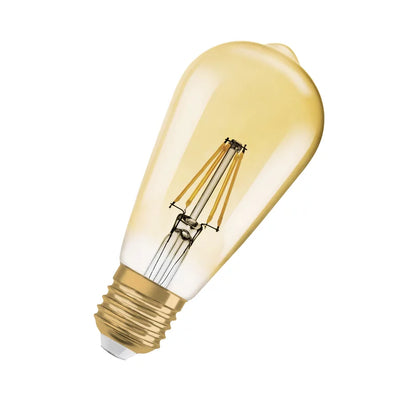 OSRAM Vintage 1906 Edison 35 Filament 4W 824 Gold E27
