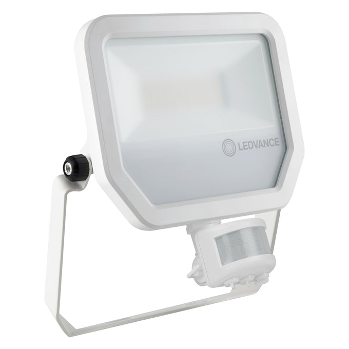 LEDVANCE Floodlight LED 50W/3000K with sensor, white GEN 3