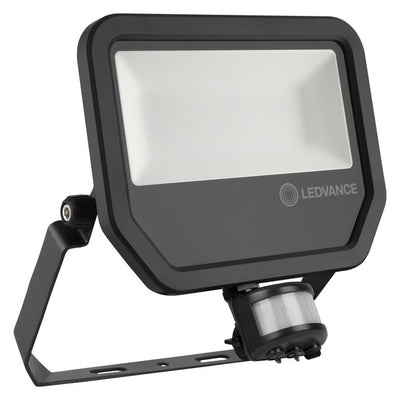 LEDVANCE Floodlight LED 50W/4000K ar sensoru, melns GEN 3