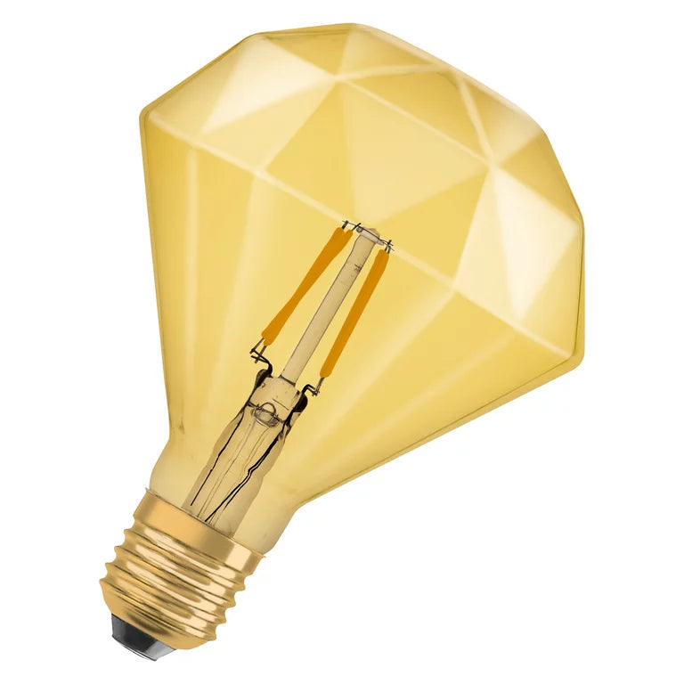 OSRAM Vintage 1906 Edison 40 Filament Diamond 4W 824 Gold E27