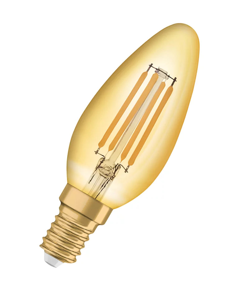OSRAM Vintage 1906 Classic B 35 Filament 4W 824 Gold E14