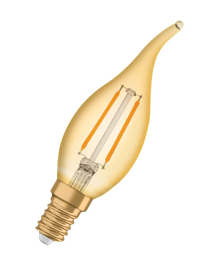 OSRAM Vintage 1906 Classic BA 22 Filament 2.5W 824 Gold E14