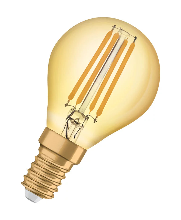 OSRAM Vintage 1906 Classic P 35 Filament 4W 824 Gold E14